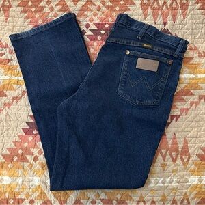 Wrangler 947STR Navy Stretch Cowboy Cut Jeans